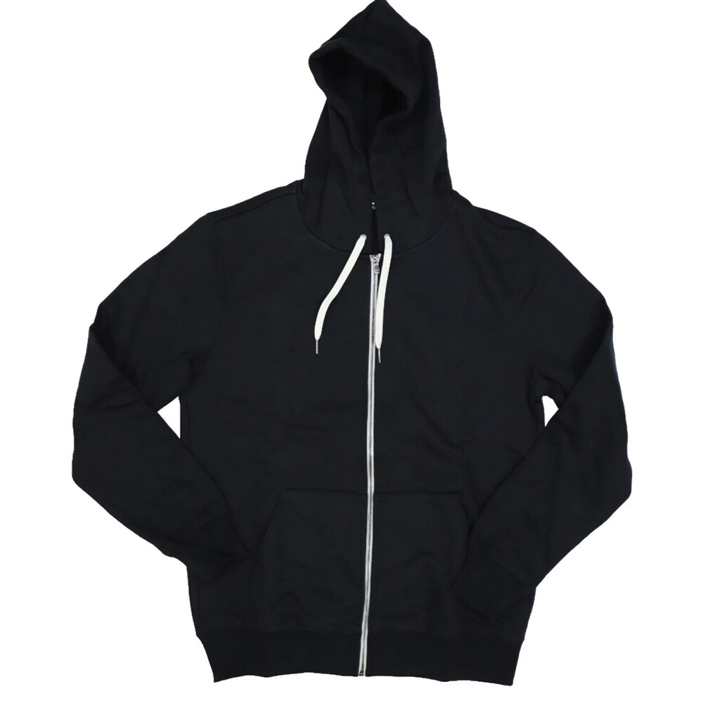 True Classic 2XL French Terry Fleece Full Zip Hoodie black New NWT